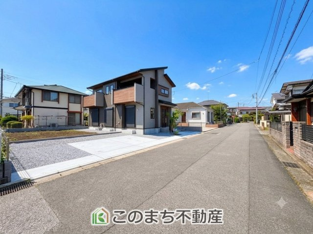 ブルーミングガーデン宇都宮市雀の宮7丁目2期の前面道路含む現地写真|前面道路含む現地写真