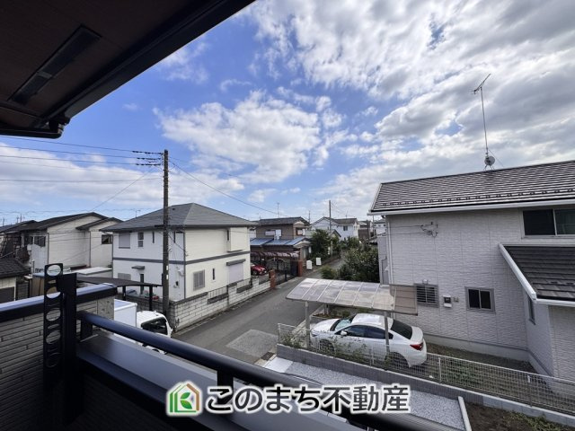 ブルーミングガーデン宇都宮市雀の宮7丁目2期の展望|バルコニーからの眺めです♪