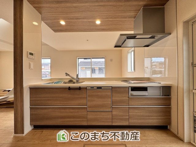 ブルーミングガーデン宇都宮市雀の宮7丁目2期のキッチン|人気の対面式キッチン☆料理をしながらご家族とコミュニケーションが取れます♪