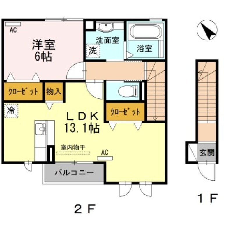セ・ラヴィの間取り