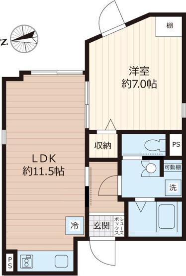 【間取り】 | TOBE千歳船橋