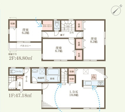 「西明石駅徒歩11分」「LDk18帖」野々上2期　2号棟