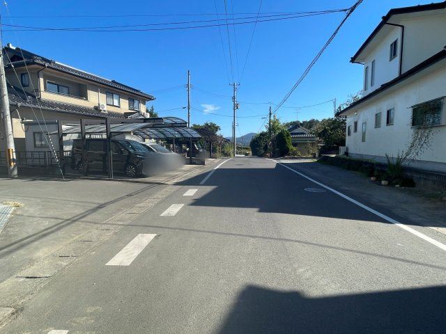 新築戸建・新築建売　須賀川市朝日田第1　第三小・第三中の前面道路含む現地写真