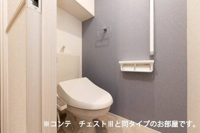 リオラ　Ⅰのトイレ|ゆったりとした空間のトイレです