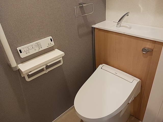 リオラ　Ⅱのトイレ|落ち着いたトイレです