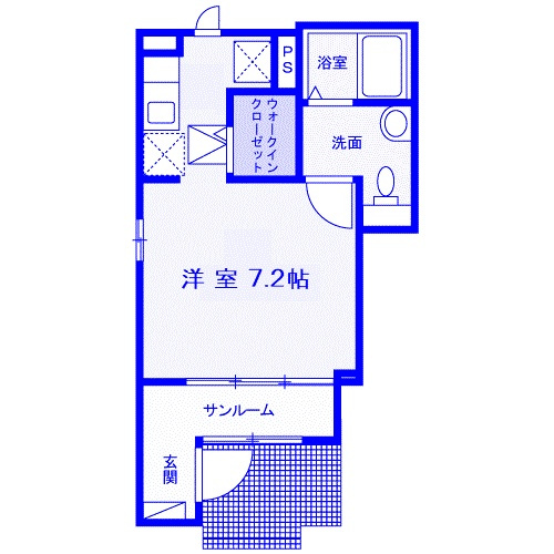 ライツ与野鈴谷の間取り