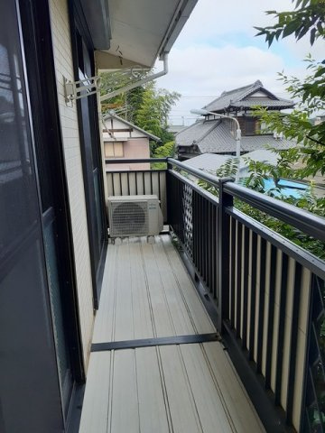 陽当たり良好なバルコニーです