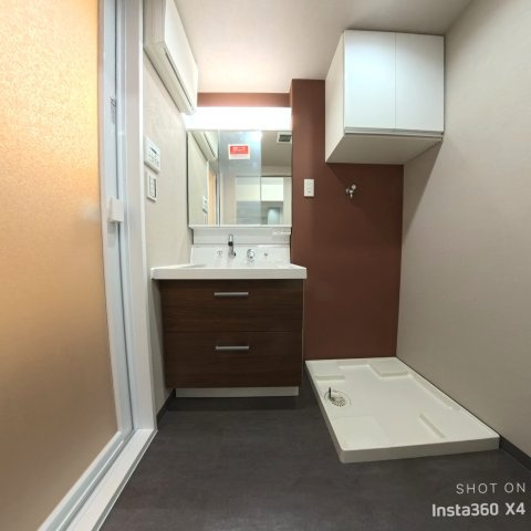 テングッド荒戸の洗面所|コンパクトで使いやすい洗面所