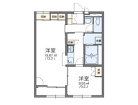 代表的な間取のため実際の間取とは異なる場合があります