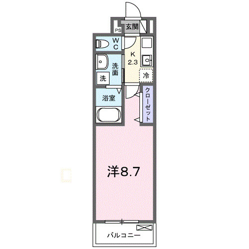 Ｂｏｓｃａｔｏ　Ｍ．の間取り