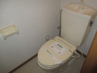 トイレもきれいです