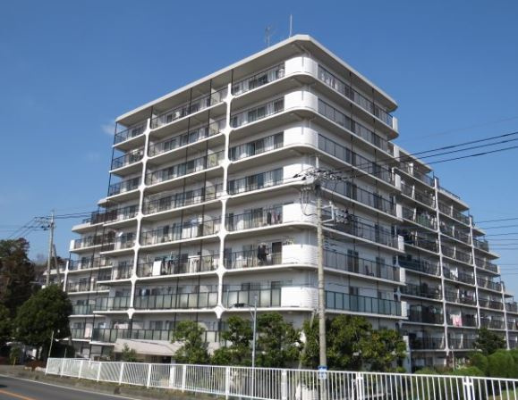 【中古マンション】ハイラーク川越の外観|陽当り良好！
南向き角部屋です☆