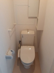トイレもきれいです