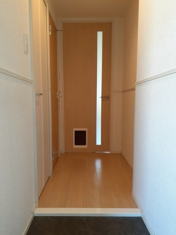 落ち着いた玄関です