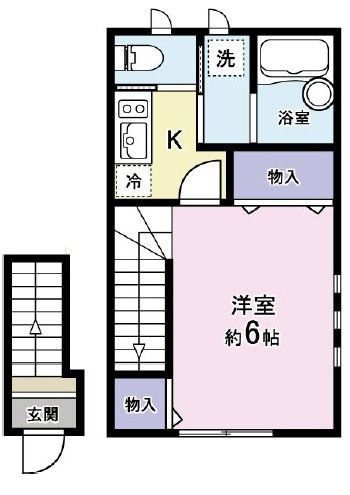 ルミエール沼袋の間取り|間取りです。