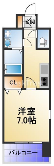 【間取り】 | フォレストガーデン今福鶴見Ⅳ