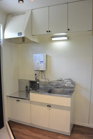 コンパクトなキッチンで掃除もラクラク