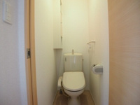 ゆったりとした空間のトイレです
