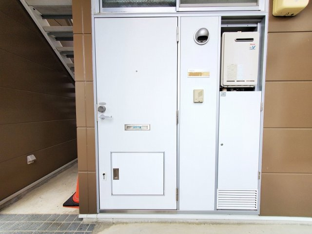 落ち着いた玄関です