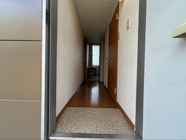 落ち着いた玄関です