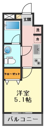 AZEST金町の間取り