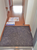 シンプルで使いやすい玄関です