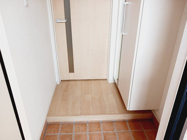 ゆったりとした玄関です