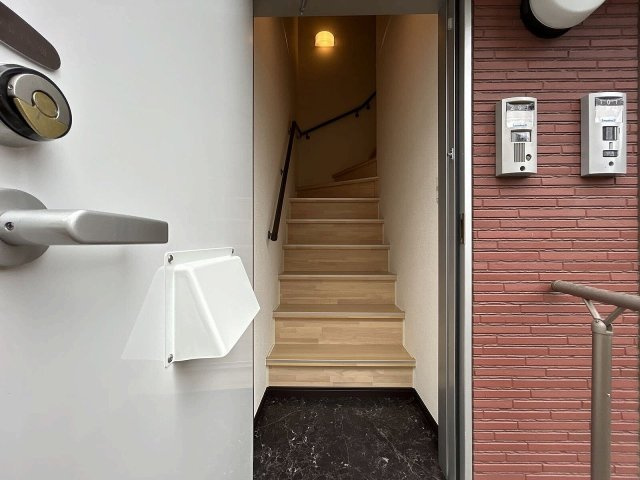 シンプルで使いやすい玄関です