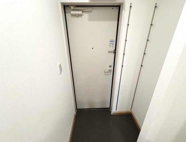 MELDIA鷲宮の玄関