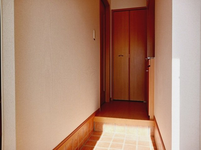 落ち着いた玄関です