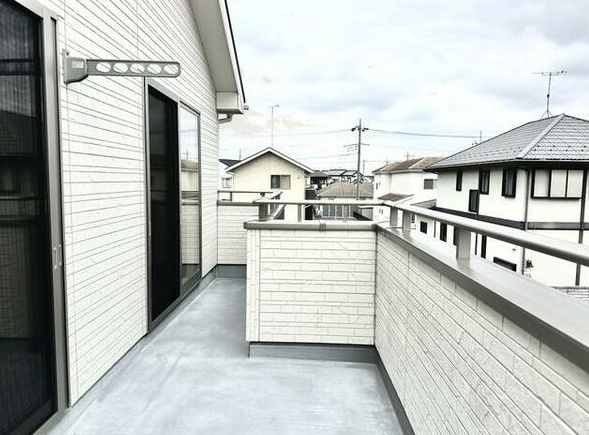 栃木市大平町西水代　戸建のバルコニー