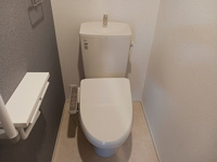 清潔感のあるトイレです