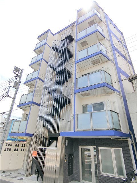 Bloom Residence(ブルームレジデンスの外観|2018年4月築　RC鉄筋コンクリート造地上6階地下1階建て総戸数12戸の人気賃貸マンション　京急本線大鳥居駅最寄りの東京都大田区西糀谷2丁目　京急蒲田駅と糀谷駅も徒歩圏内