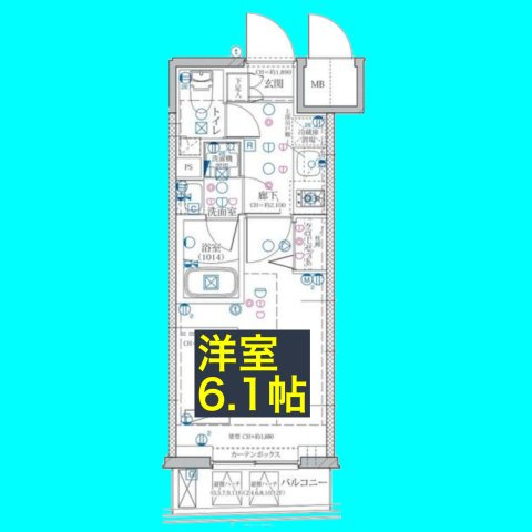 ディアレイシャス東別院の間取り
