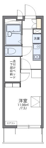 代表的な間取のため実際の間取とは異なる場合があります