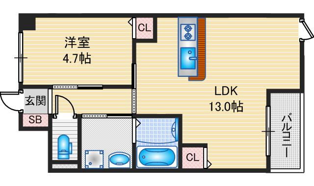 【間取り】 | アヴァンス南安威