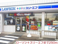ローソン＋スリーエフまで250m