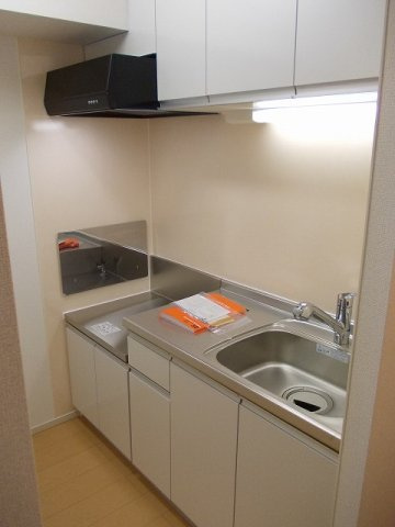 コンパクトなキッチンで掃除もラクラク