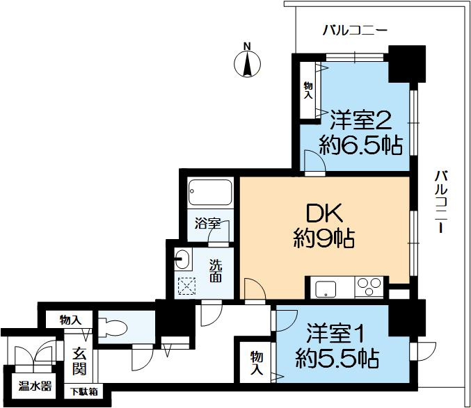 KiLaLa住吉の間取り