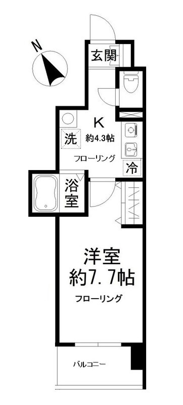 ミリアビタＮｏ．１８の間取り