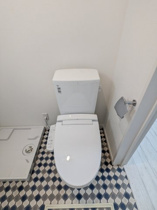 ゆったりとした空間のトイレです