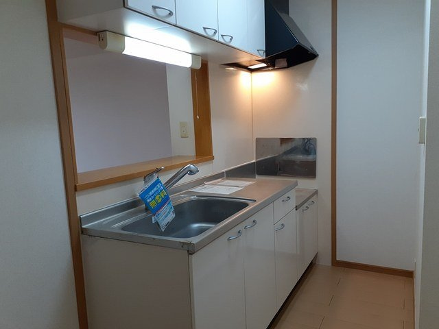 コンパクトなキッチンで掃除もラクラク