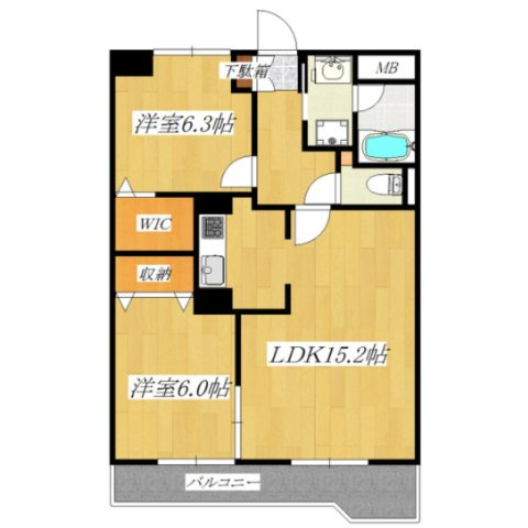 クレスト王子Ⅰの間取り|間取り☆