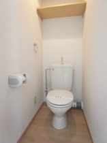 落ち着いたトイレです