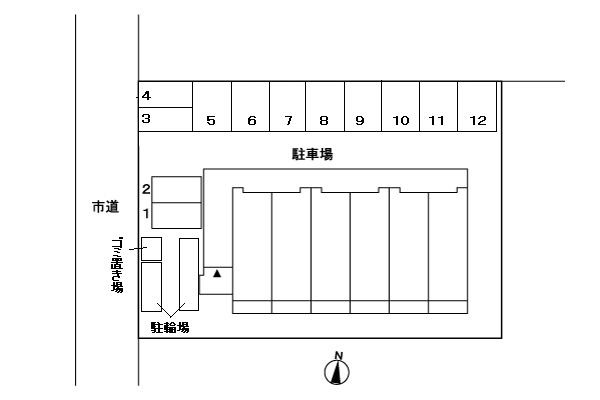 エスポワールつきみ野の区画図