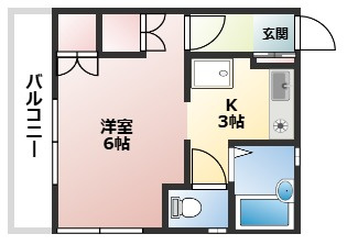YSハイツの間取り