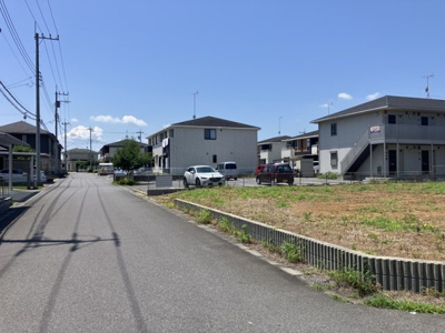 【前面道路含む現地写真】 | つくば市みどりの南売地1