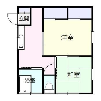 澤田貸家１号室