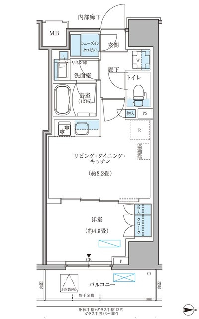 パークアクシス住吉ガーデンスクエアの間取り