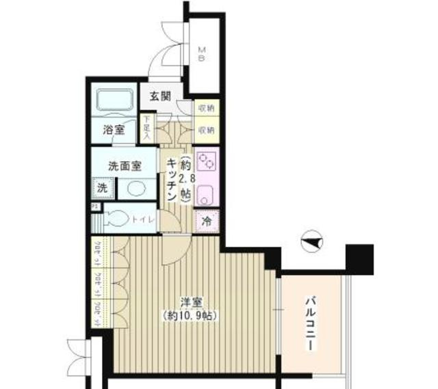 アゼリアテラス新宿の間取り